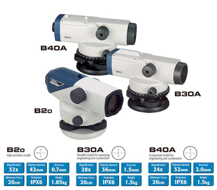 Automatic level “Sokkia B-20” and staff survey, complete set